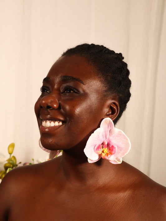 Petal Blush Orchid Earrings