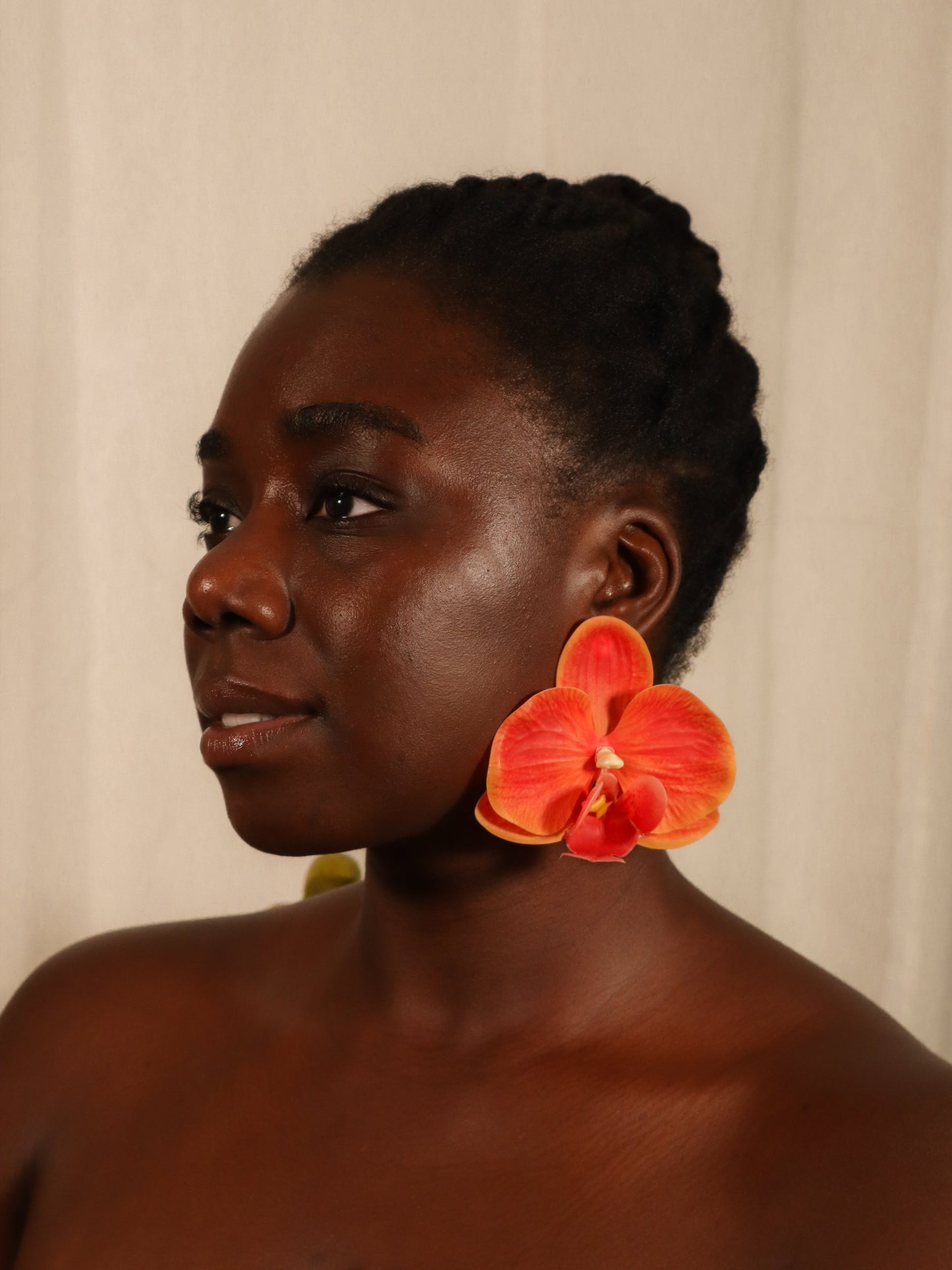 Ember Bloom Orchid Earrings